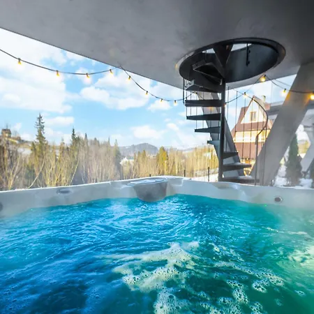 Crystal Pine Luxury With Jacuzzi & Sauna By Bqqk Apartment